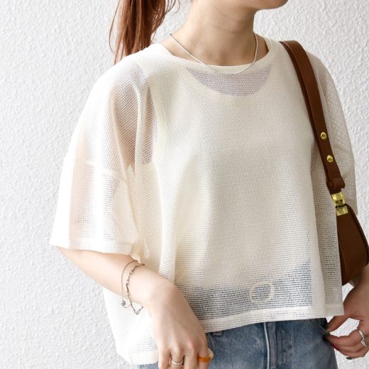 SHIPS any SHIPS any:<手洗い可能>メッシュ シアー ワイド TEE * タンク セット シップス トップス カットソー・Tシャツ ブラック ブラウン ホワイト【送料無料】