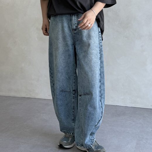 CPCM ライトオンスバレルデニム シーピーシーエム パンツ ジーンズ・デニムパンツ ネイビー ブルー ブラウン【送料無料】