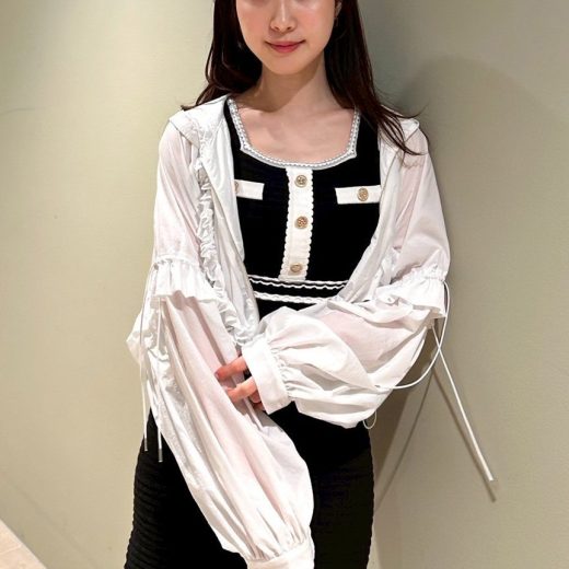 LILY BROWN 【LILY BROWN×MARY QUANT】UVカット2wayシアーブルゾン/UVカット・接触冷感 リリーブラウン ジャケット・アウター ブルゾン・ジャンパー ブラウン ブラック ホワイト【送料無料】