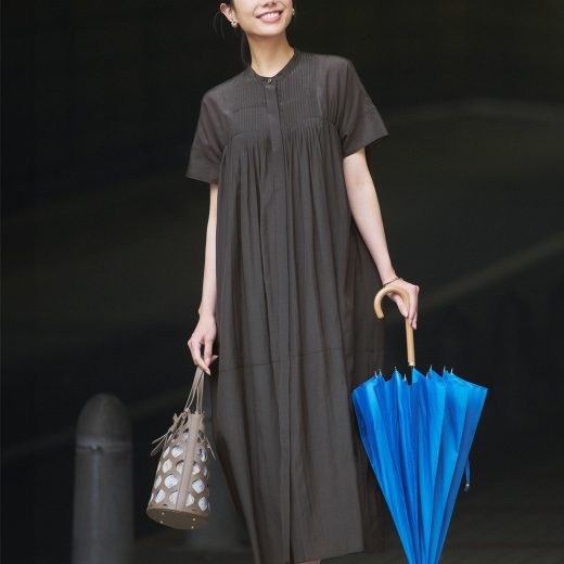23区 L 【接触冷感/速乾性/洗える】エアリーブライトローン ワンピース ニジュウサンク ワンピース・ドレス ワンピース グリーン【送料無料】