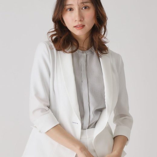 COUP DE CHANCE 【手洗い可/日本製/セットアップ可】麻調合繊のテーラードジャケット クード シャンス ジャケット・アウター テーラードジャケット・ブレザー グレー ホワイト ネイビー【送料無料】