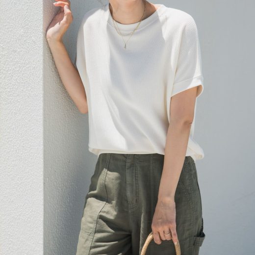 URBAN RESEARCH DOORS タックフライスフレンチTシャツ アーバンリサーチドアーズ トップス カットソー・Tシャツ ネイビー ブルー ホワイト【送料無料】