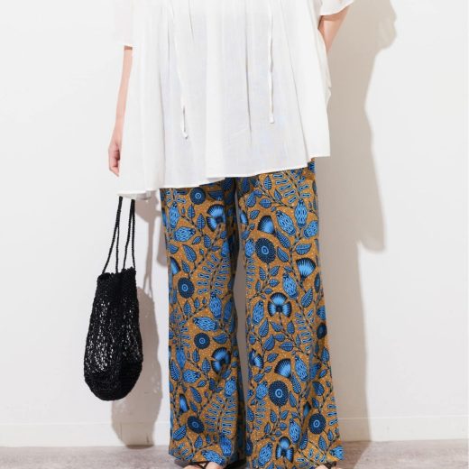 JOURNAL STANDARD relume 《WEB限定追加予約3》アフリカンフラワープリントパンツ ジャーナル スタンダード レリューム パンツ その他のパンツ ブルー レッド【送料無料】
