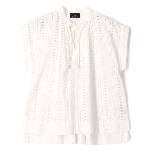 TOMORROWLAND BUYING WEAR 【別注】ne Quittez pas BLACKCUTWORK トップス トゥモローランド トップス シャツ・ブラウス ホワイト ブラック【送料無料】