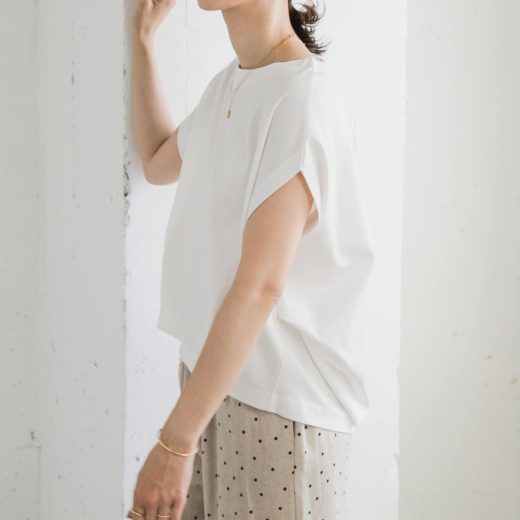 URBAN RESEARCH DOORS コットンバックタックフレンチプルオーバー アーバンリサーチドアーズ トップス カットソー・Tシャツ ホワイト グレー ネイビー グリーン【送料無料】