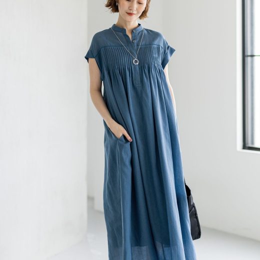 23区 L 【一部店舗限定/接触冷感/洗える】ラミータンブラー フレンチスリーブ ワンピース ニジュウサンク ワンピース・ドレス ワンピース ピンク ベージュ ブラック【送料無料】