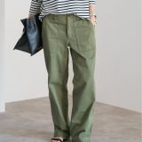 Spick & Span 《追加予約》ルーズベイカーパンツ スピックアンドスパン パンツ カーゴパンツ ベージュ グレー ブラウン カーキグリーン【送料無料】