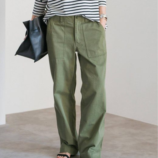Spick & Span 《追加予約》ルーズベイカーパンツ スピックアンドスパン パンツ カーゴパンツ ベージュ グレー ブラウン カーキグリーン【送料無料】