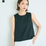 【クーポン利用で4,455円 6/26(木)12時40分~6/27(金)23時59分まで】《6/29(日)まで受注販売》サテントップス｜ レディース トップス サテン ノースリーブ シャツ カジュアル 2WAY オフィス コーデ 大人 春 30代 40代 【宅配便】cpn(予約8月11日~15日以内順次発送)