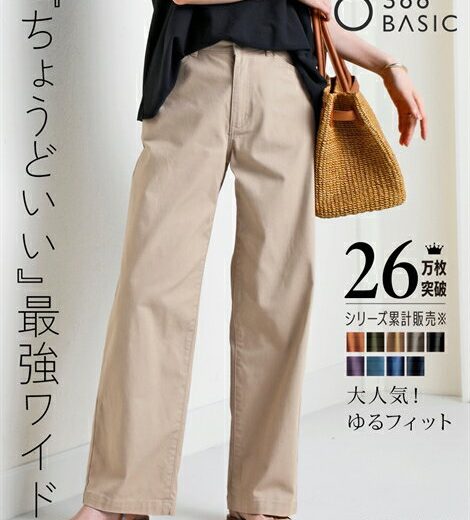 【最大10%OFF SALE！6/11 10:59まで】ワイドパンツ デニムパンツ レディース ゆるフィット ジーンズ ジーパン ゆったり 体型カバー 美脚 選べるレングス 股下68cm/73cm ボトムス ゴム ストレッチ 春 夏 秋 冬 S/M/L/LL ニッセン nissen