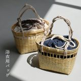 浴衣 バッグ かご巾着 レディース ファッション雑貨 鞄 かばん かごバッグ 竹籠 巾着バッグ 麻 ハンドバッグ 和装 和服 夏祭り 花火大会 夏 オシャレウォーカー【メール便不可】【40】
