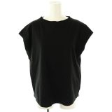 【中古】ヴェルメイユ パー イエナ VERMEIL par iena 24SS Svin cotton jersey カットソー Tシャツ フレンチスリーブ コットン 黒 /NR ■OS レディース 【ベクトル 古着】 250628