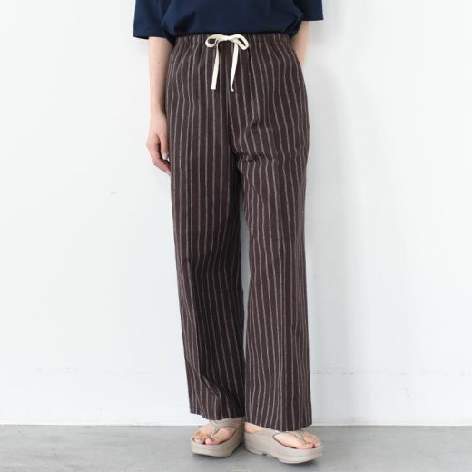 【SALE 30％OFF】THE SHINZONE（シンゾーン）/NOSTALGIC STRIPED WIDE PANTS ノスタルジックストライプワイドパンツ【返品交換不可】