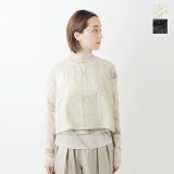【50%OFF】bon vieux temps ボンビュータン チュール 刺繍 ベスト 33763-yo 2025ss新作 レディース【☆】