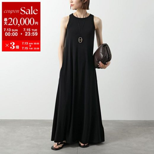 【7/13-7/15限定・最大2万円OFFクーポン配布中】MAX MARA マックスマーラ ワンピース ACCENTO アッチェント レディース ノースリーブ フレア ロング丈 ストレッチ 002【po_sannn】