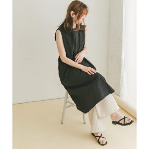 サッカーノースリーブワンピース／アイテムズ アーバンリサーチ（ITEMS URBAN RESEARCH）