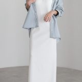 ＼全品対象10%OFFクーポンで4851円！11日1:59まで／ パッド付バックオープンリブカットワンピース 77-004874【予約/7月上旬】