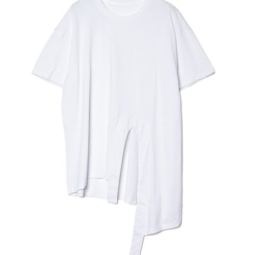 as know as おしゃれスリットT レディース トップス カットソー 半袖 プルオーバー Tシャツ アノネネ