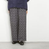 （30%OFF）prit プリット 幾何学プリントワイドパンツ P72516