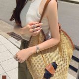 ≪7/8 新発売!!3490円 送料無料≫ トートバッグ ポーチ レディース 3点セット ペーパーバッグ [B1636] バッグ バック カバン 鞄 20代 30代 40代 トート かごバッグ 肩掛け 眼鏡 サングラスホルダー ポーチ 3点セット バイカラー ベージュ キャメル ブラック 茶色【送料無料】
