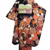 【レンタル】【成人式振袖レンタル 緑系 桜・梅・疋田】正絹 成人式振袖 振袖レンタルフルセット 振袖 レンタル 振袖フルセット ふりそで レンタル 振袖 振り袖 furisode 成人式レンタル 成人式着物レンタル 貸衣装 かわいい 往復送料無料 f790s
