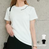 ネックロゴTシャツ 春 夏 M レディース ≪ゆうメール便配送10・代引不可≫