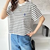 【SALE／50%OFF】GeeRA 【U.S. POLO ASSN.】ショート丈Tシャツ ジーラ トップス カットソー・Tシャツ ホワイト グレー ネイビー ブラック ピンク