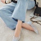 レース パンプス レディース 疲れない フォーマル ドレス 2次会 発表会 いたくない 痛くない 走れる くつ 靴 ヒール低め ローヒール 黒 シンプル 大人 きれいめ ラメ シアー 4cmヒール 結婚式 ウエディング ウェディング [I2611] 【送料無料】