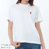 【サマーセール☆全品P5倍＆最大15000円スペシャルクーポン15日迄】AMI PARIS アミパリス BFUTS035.724 100 WHITE Tシャツ 半袖