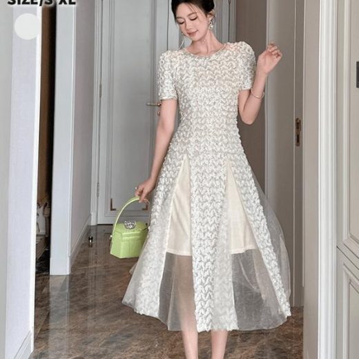 2025　フレアワンピース ロングワンピース　袖あり　姫系ワンピース　シフォン　ワンピース Aライン ミニ ひざ丈 ミドル丈 エレガント　アシンメトリー 花柄 パーティドレス お嬢様 セクシー ミニワンピース OL 上品 韓国ファッション D06546 二次会 結婚式　新作