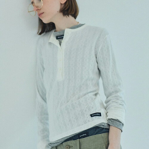 SEA(シー)SEA HENRY NECK L/S TEE SEA ヘンリーネック L/S TEE MILK ミルク 110706318