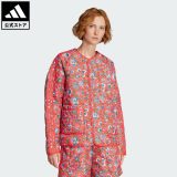 【公式】アディダス adidas 返品可 ライフスタイル adidas Originals × Liberty London キルトジャケット オリジナルス レディース ウェア・服 ジャケット 赤 レッド JW5198