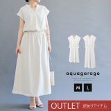 【訳ありアウトレット】セットアップ風スキッパーワンピース≪ゆうメール便配送30・代引不可≫