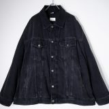 HAIKUREハイクル(ハイクレ) AP STUDIO(L’Appartementアパルトモン)購入2024AW オーバーデニムジャケット【LJKA78561】【ブラック】【S】【中古】【沖縄.離島以外 送料無料】【DM250624】
