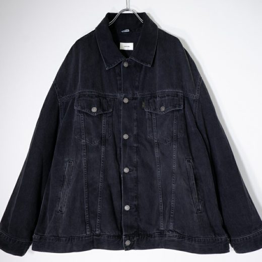 HAIKUREハイクル(ハイクレ) AP STUDIO(L’Appartementアパルトモン)購入2024AW オーバーデニムジャケット【LJKA78561】【ブラック】【S】【中古】【沖縄.離島以外 送料無料】【DM250624】
