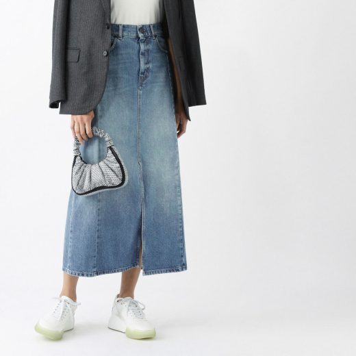 ウィークエンドマックスマーラ WEEKEND Max Mara デニムスカート ブルー レディース 2515101061000 006 GESSO【返品送料無料】[2025SS]