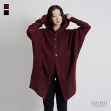 【7/20(日)23:59迄クーポンで10％OFF】ニット カーディガン 長袖 レディース トップス ニットカーディガン 羽織 ロングカーディガン ロングニット ドルマンスリーブ レイヤード 重ね着 パーカーニット 秋 冬 オシャレウォーカー【メール便不可】【40】