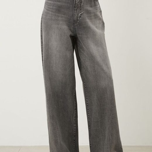 【SALE／30%OFF】Mila Owen 【WEB限定00サイズ】ルーズフィットバギーデニムパンツ ミラオーウェン パンツ ジーンズ・デニムパンツ グレー ブラック ブルー【送料無料】
