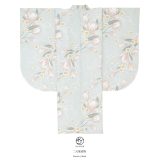 ＼10%off◆全品クーポン最大1000円OFF／6/28~7/12 9:59まで二尺袖 単品 二尺袖着物 袴用 卒業式 ショート丈 グレー ピンク チューリップ 花 女性 レディース 仕立て上がり ボヌールセゾン 送料無料