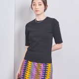 【SALE／50%OFF】UNITED ARROWS コットン フライス 5S Tシャツ ユナイテッドアローズ アウトレット トップス カットソー・Tシャツ ブラウン ブラック ホワイト【送料無料】