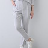 【SALE／24%OFF】【着る日傘/遮熱/UVケア】タックテーパードパンツ INDIVI インディヴィ パンツ その他のパンツ ベージュ グレー ネイビー イエロー ブラック【RBA_E】【送料無料】[Rakuten Fashion]