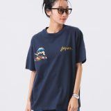 BEAMS BOY 【別注】テーラー東洋 / SUKA-T 舞妓 ビームス ウイメン トップス カットソー・Tシャツ ホワイト ネイビー【送料無料】