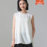 【SALE／30%OFF】Demi-Luxe BEAMS 【7/3新規値下げ】ジョーゼット フレア ブラウス デミルクス ビームス トップス シャツ・ブラウス グレー ホワイト ネイビー【送料無料】