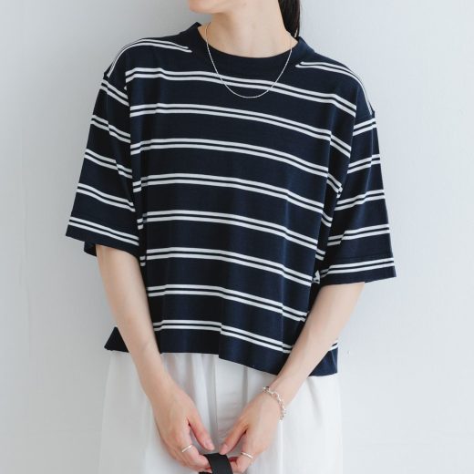 【SALE／40%OFF】URBAN RESEARCH new basic ハイゲージニットTシャツ アーバンリサーチ トップス カットソー・Tシャツ ホワイト ブラック レッド【送料無料】