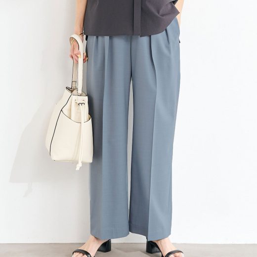 UNITED ARROWS green label relaxing [size SHORTあり]キチントボトムス コンフィ ワイド パンツ ユナイテッドアローズ グリーンレーベルリラクシング パンツ スラックス・ドレスパンツ ブラウン グレー ベージュ ブルー【送料無料】