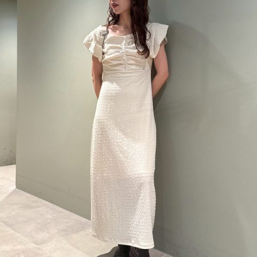 【SALE／40%OFF】LILY BROWN 2wayカットジャガードワンピース リリーブラウン ワンピース・ドレス ワンピース ブラウン ピンク【送料無料】