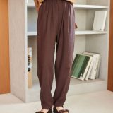 【SALE／46%OFF】BARNYARDSTORM リラックステーパードパンツ【WEB限定カラー・サイズ】 バンヤードストーム パンツ その他のパンツ ブラック ブラウン ブルー【送料無料】