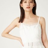 【SALE／40%OFF】デザインレースキャミソール FRAY I.D フレイ アイディー トップス シャツ・ブラウス イエロー ホワイト ブラック【RBA_E】【送料無料】[Rakuten Fashion]