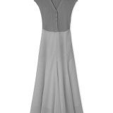 【SALE／30%OFF】FRAY I.D 【00サイズ】ポロカラーコンビワンピース フレイ アイディー ワンピース・ドレス ワンピース グレー【送料無料】