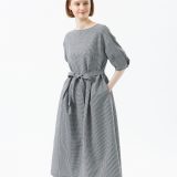 【SALE／20%OFF】MACKINTOSH PHILOSOPHY 【WEB&一部店舗限定】サッカーパフスリーブワンピース マッキントッシュ フィロソフィー ワンピース・ドレス ワンピース ネイビー【送料無料】